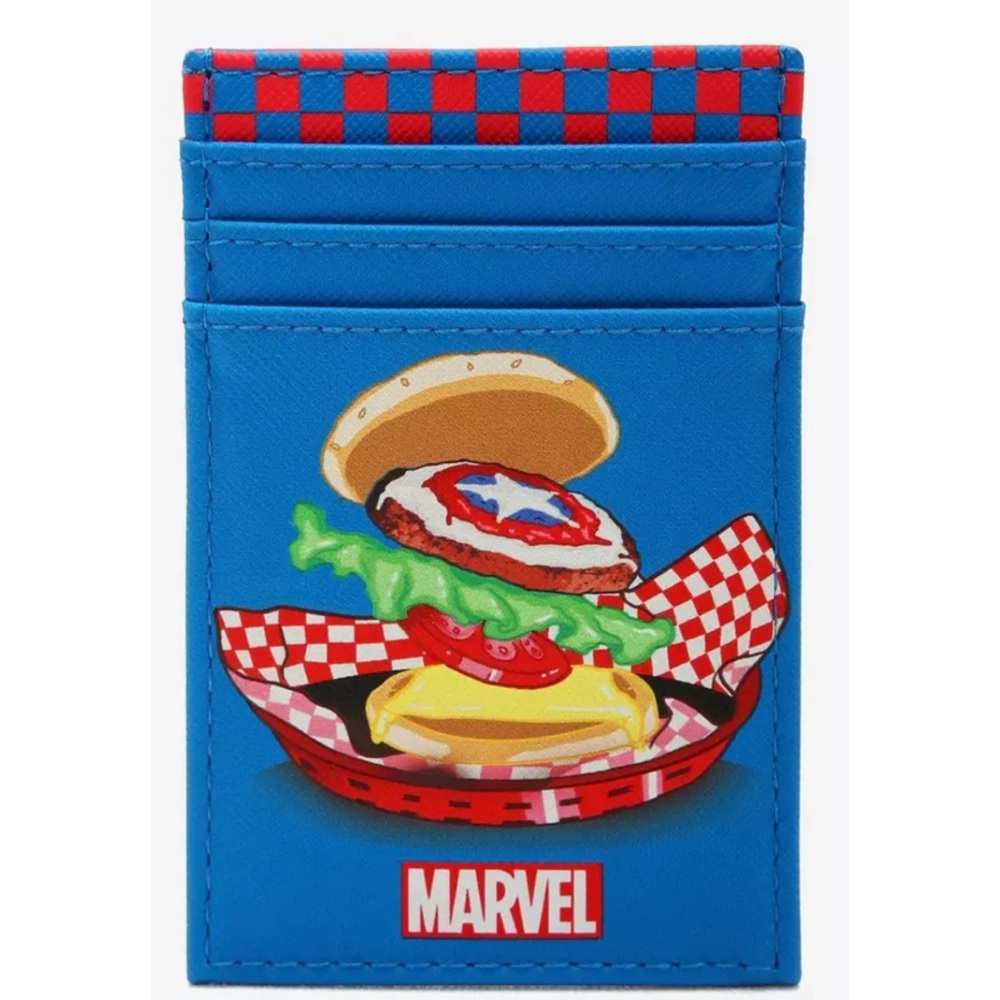 Marvel Eat the Universe Captain America Cheeseburger Cardholder